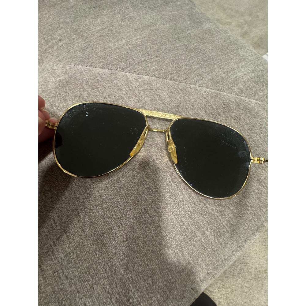 Vintage Aviator Sunglasses Mirrored Gold Men's 1990s Vietnam - Picture 3 of 9